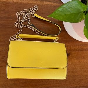 Call it spring yellow crossbody clutch purse